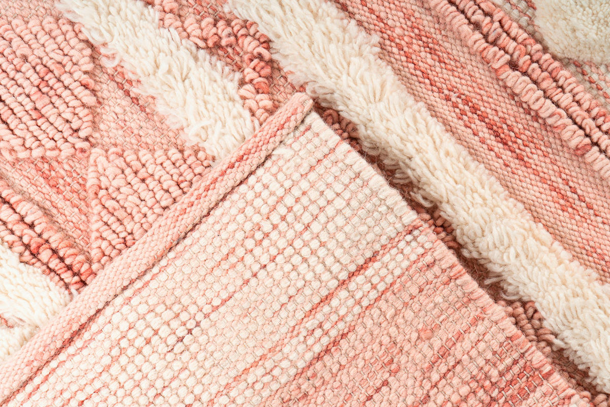 360Living Teppich Bohist creme B/L: ca. 200x290 cm Bohist - creme/rosa (200,00/290,00cm) - 360Living