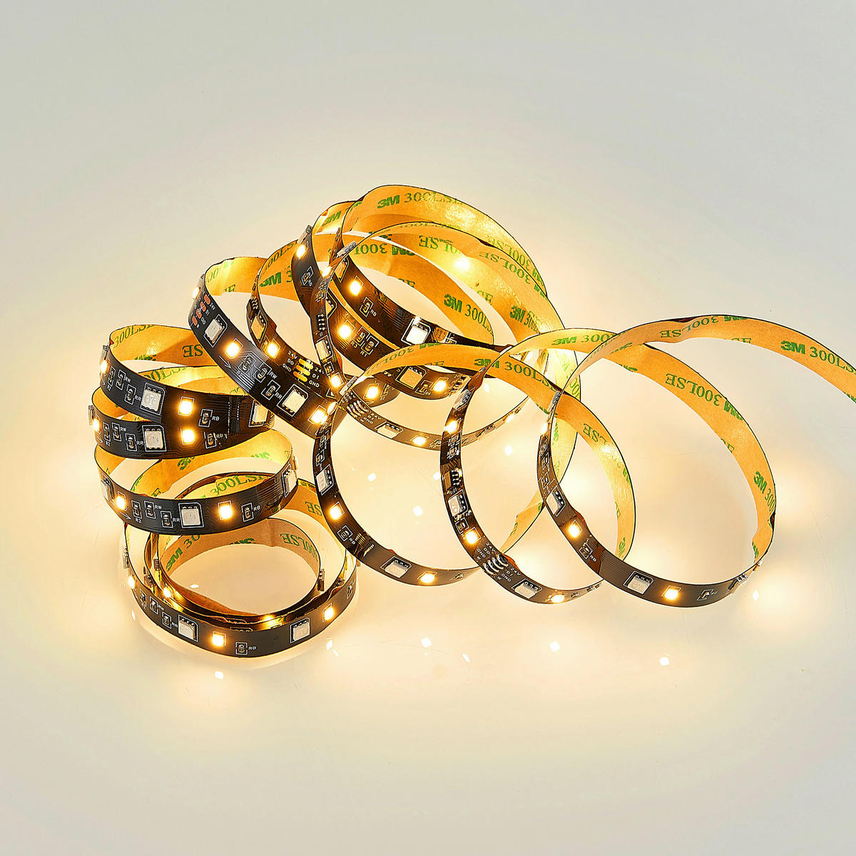 Lichtband schwarz Kunststoff B/L: ca. 1x300 cm LED-Lichtband_Racer - schwarz (1,00/300,00cm)
