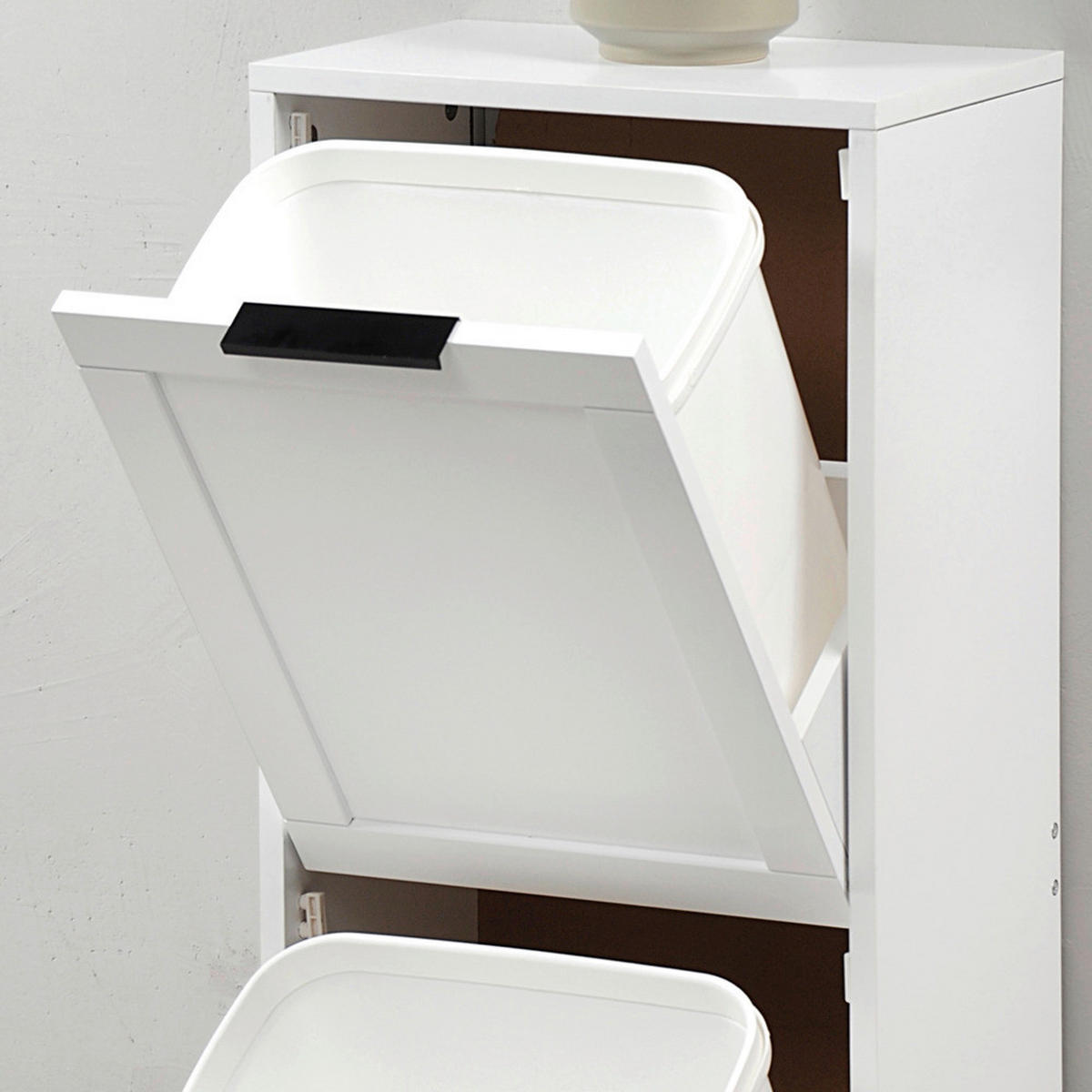 Kesper Universalschrank weiß Spanplatte B/H/T: ca. 35x89x23 cm Universalschrank - weiß (35,00/89,00/23,00cm) - Kesper