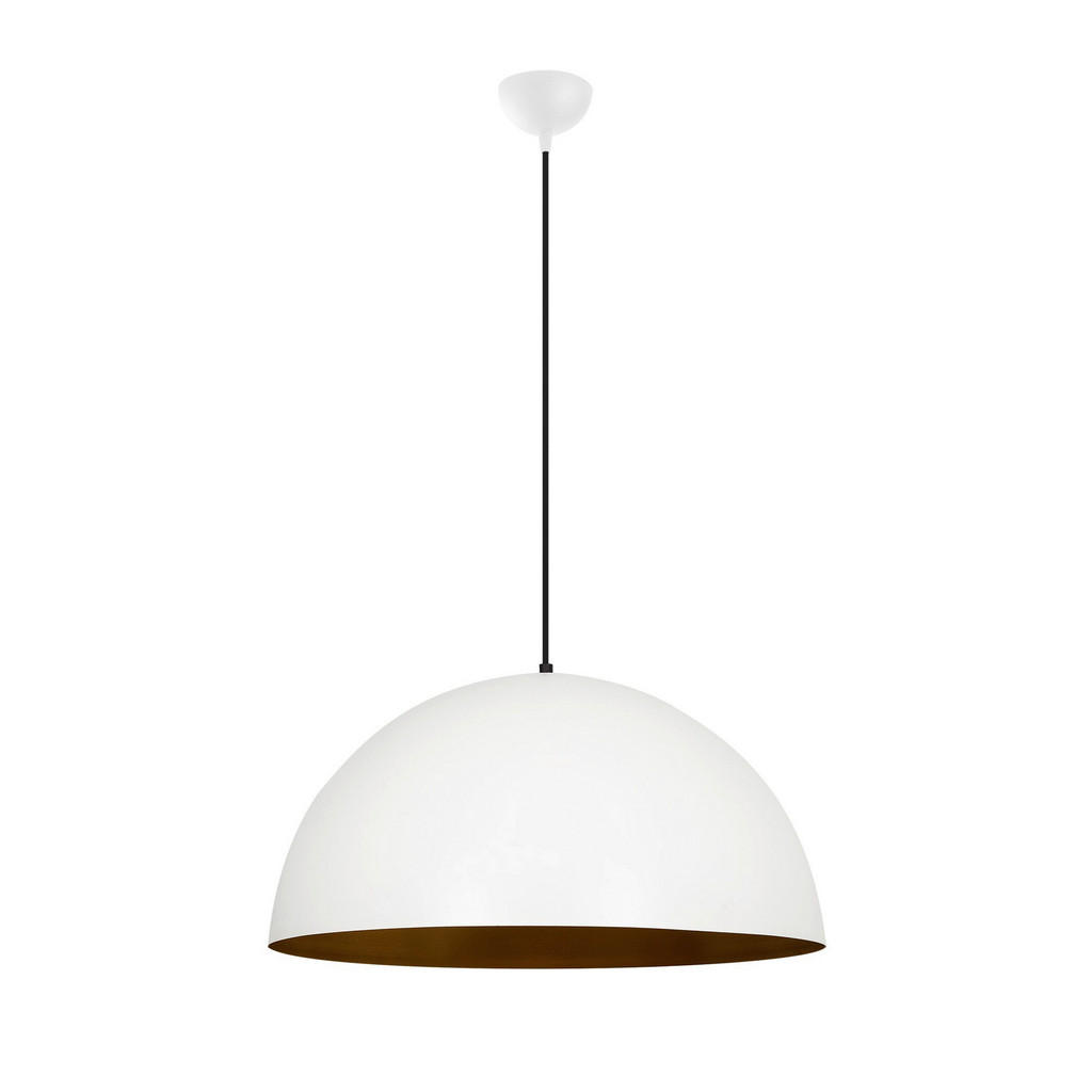 Thumbnail - Opviq Pendelleuchte Sivani weiß gold Metall B/H/T/L/D: ca. 60x126x60x60x60 cm E27 1 Brennstellen