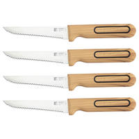 BERGNER Steakmesser-Set CHARCOAL silber Edelstahl B/H/L: ca. 17x2,8x25 cm CHARCOAL - silber (25,00/17,00/2,80cm) - BERGNER