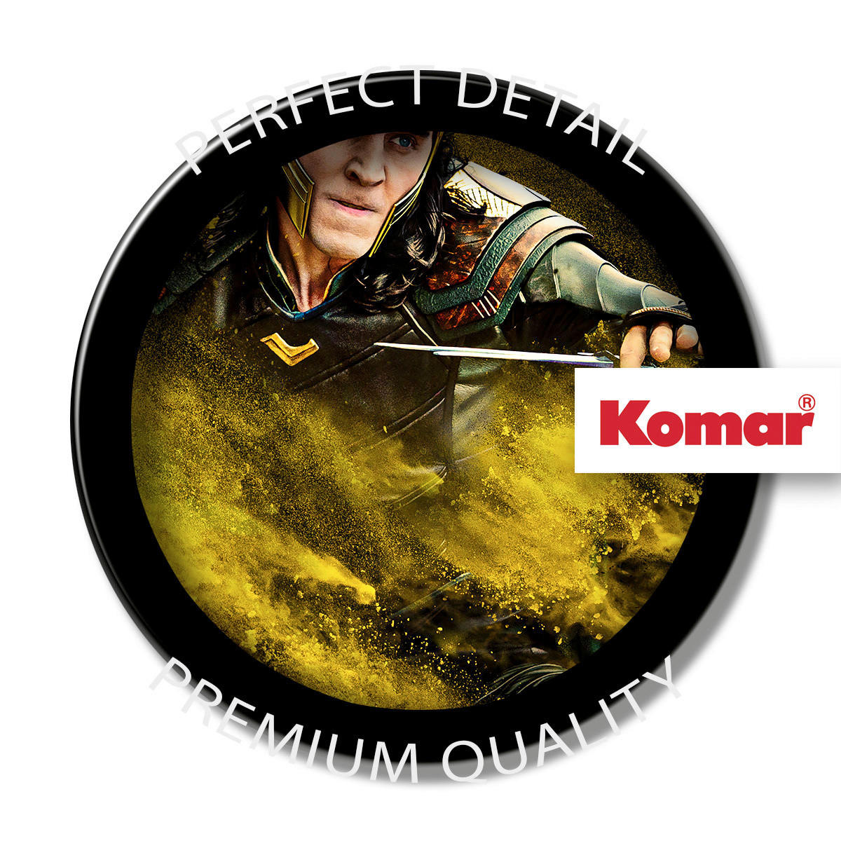 Komar Fototapete Loki Yellow Dust B/L: ca. 200x250 cm Loki Yellow Dust - (200,00/250,00cm) - Komar