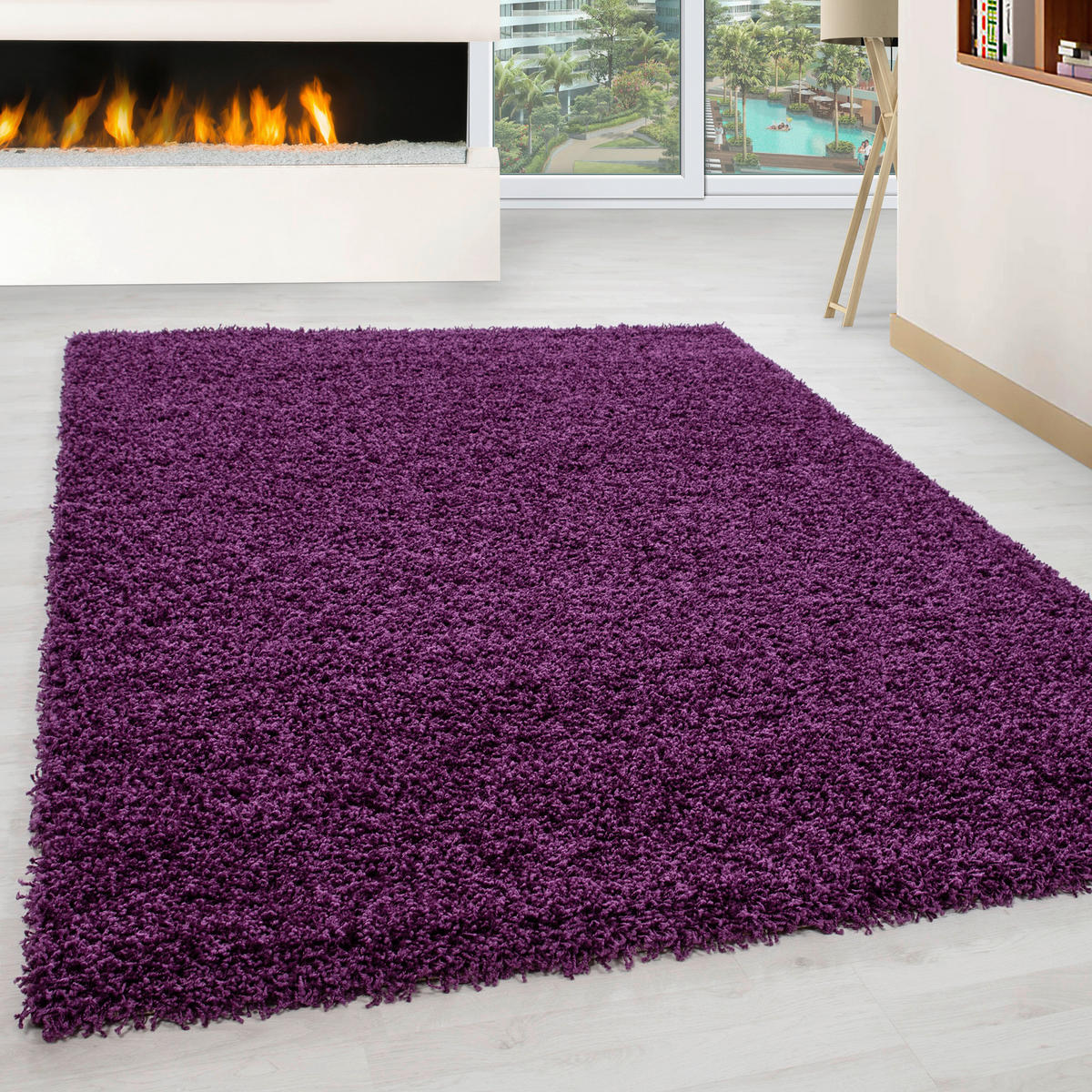 Ayyildiz Teppich LIFE lila B/L: ca. 160x230 cm LIFE - lila (160,00/230,00cm) - Ayyildiz