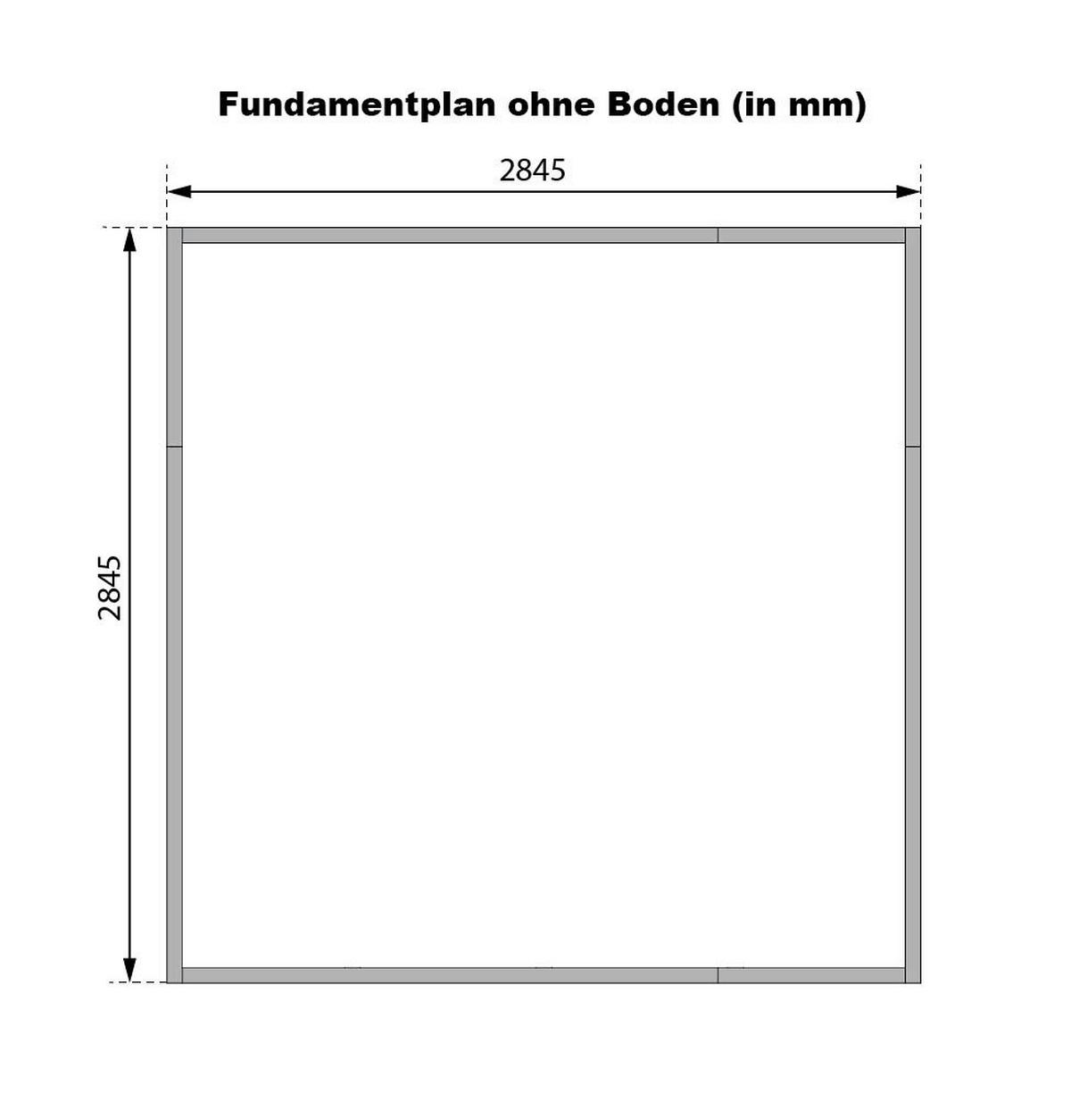 Karibu Gartenhaus IIndra 3,5 anthrazit B/H/T: ca. 289x213x289 cm IIndra 3,5 - anthrazit (289,00/213,00/289,00cm) - Karibu