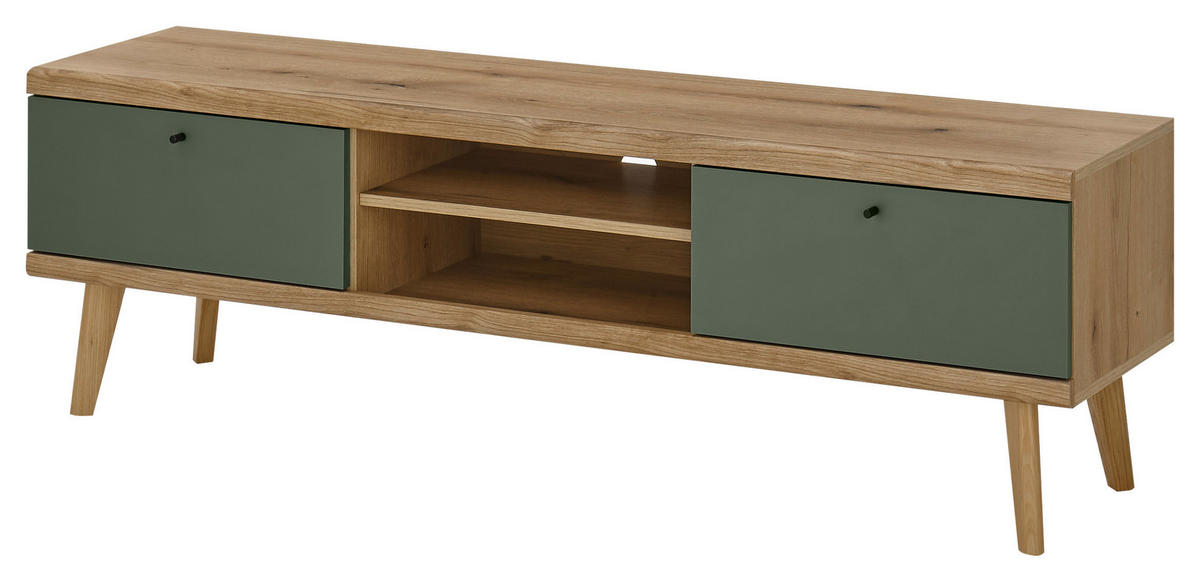Lowboard Alva Eiche Evoke Coast Nachbildung salbei B/H/T: ca. 160x50x40 cm Alva - Eiche/salbei (160,00/50,00/40,00cm)