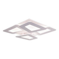 Näve Leuchten LED-Deckenleuchte weiß Metall Kunststoff B/H/T: ca. 48x8x48 cm SIMEN - weiß (48,00/8,00/48,00cm) - Näve Leuchten
