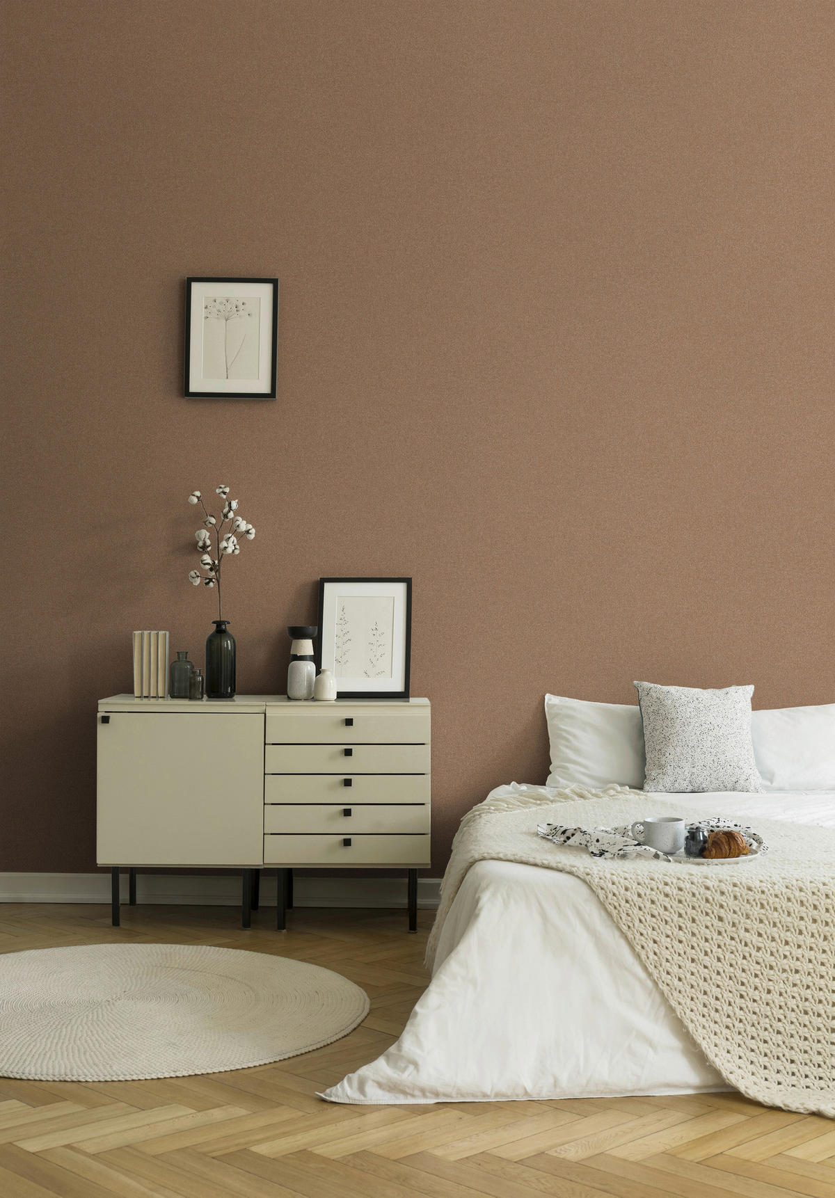 A.S.Creation Vliestapete Terra Uni braun B/L: ca. 53x1005 cm Terra - braun (53,00/1005,00cm) - A.S.Creation