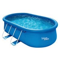 Summer Waves Poolset Quick Set B/H/T: ca. 305x107x457 cm Quick Set - blau (305,00/107,00/457,00cm) - Summer Waves