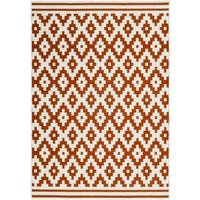 Kayoom Kurzflorteppich Now! 325 orange B/L: ca. 160x230 cm Now! 325 - orange/elfenbein (160,00/230,00cm) - Kayoom