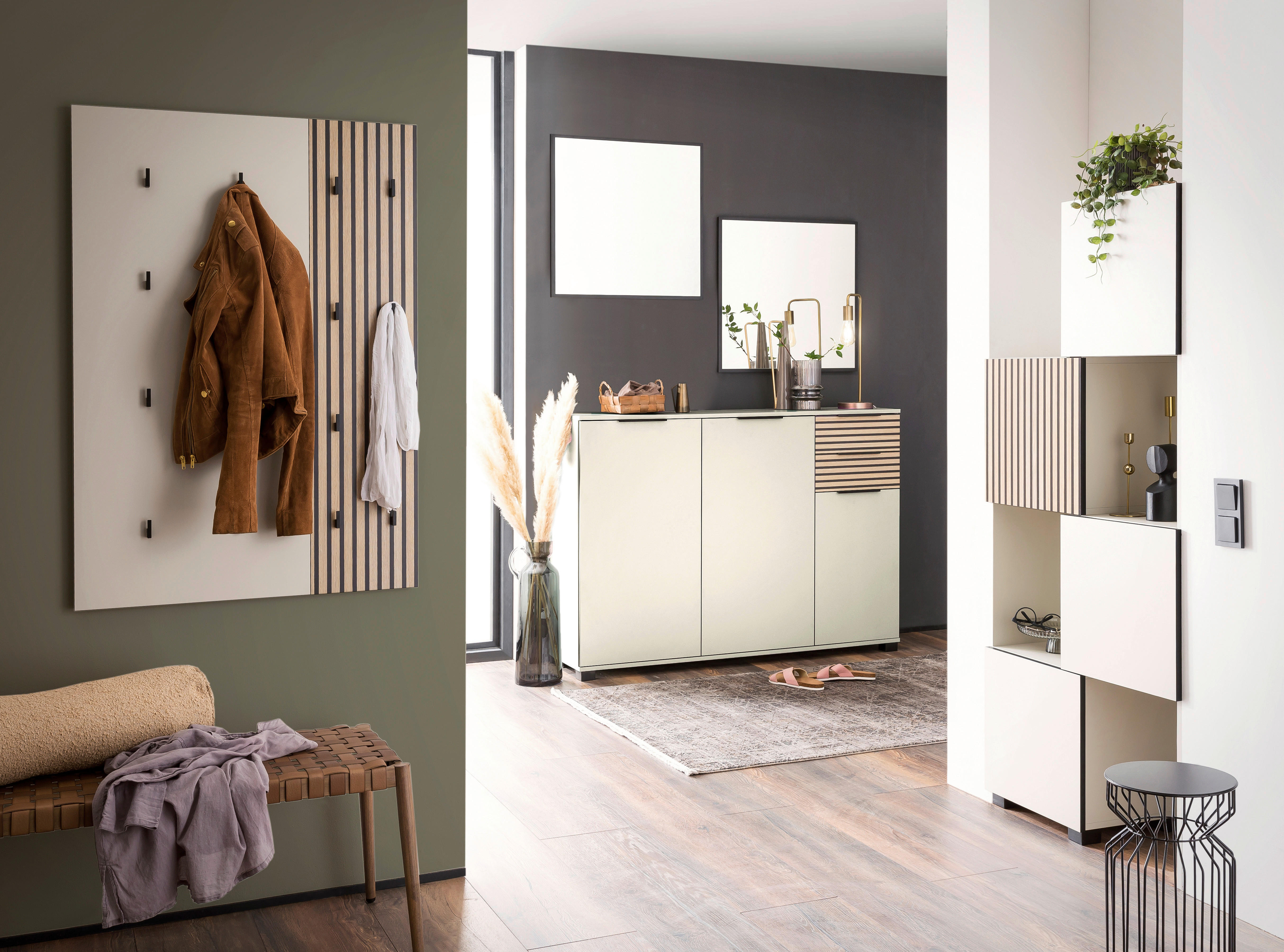 Wandpaneel Alexa creme beige B/H/T: ca. 49x109x2,6 cm Alexa - beige/creme (49,00/109,00/2,60cm) - Möbelpartner