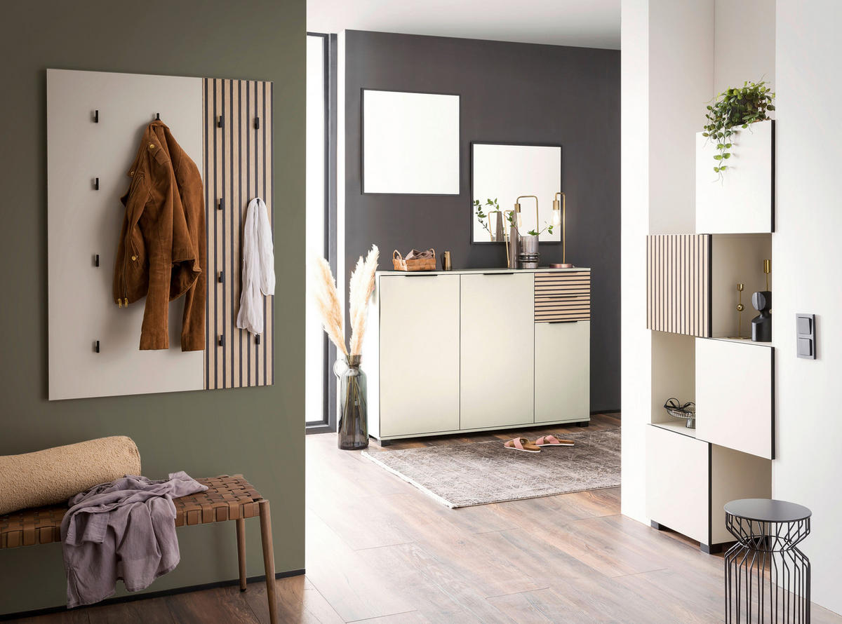 Wandpaneel Alexa creme beige B/H/T: ca. 49x109x2,6 cm Alexa - beige/creme (49,00/109,00/2,60cm) - Möbelpartner