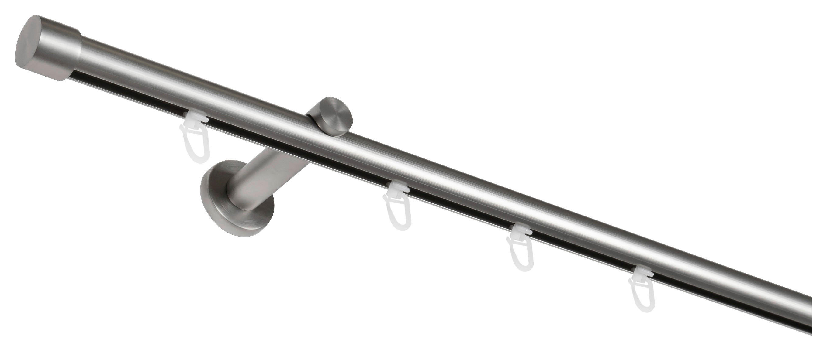 ondeco Stange mit Innenlauf Profilo Profilo - Edelstahloptik (240,00cm) - ondeco