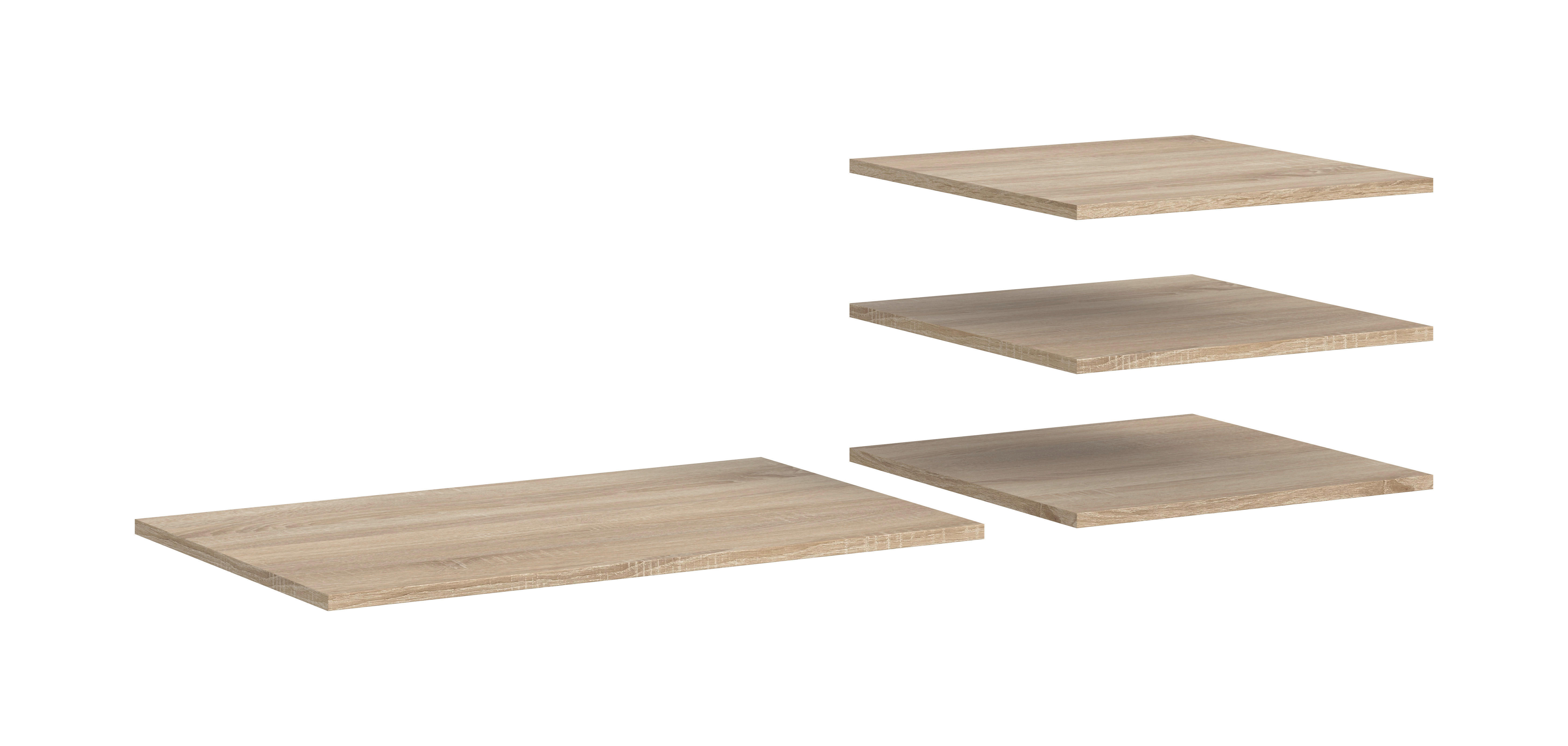 Einlegeböden-Set OAKLAND Eiche Sonoma B/H/T: ca. 78x1,6x48 cm OAKLAND - Eiche/Cashmere (78,00/1,60/48,00cm) - xonox.home