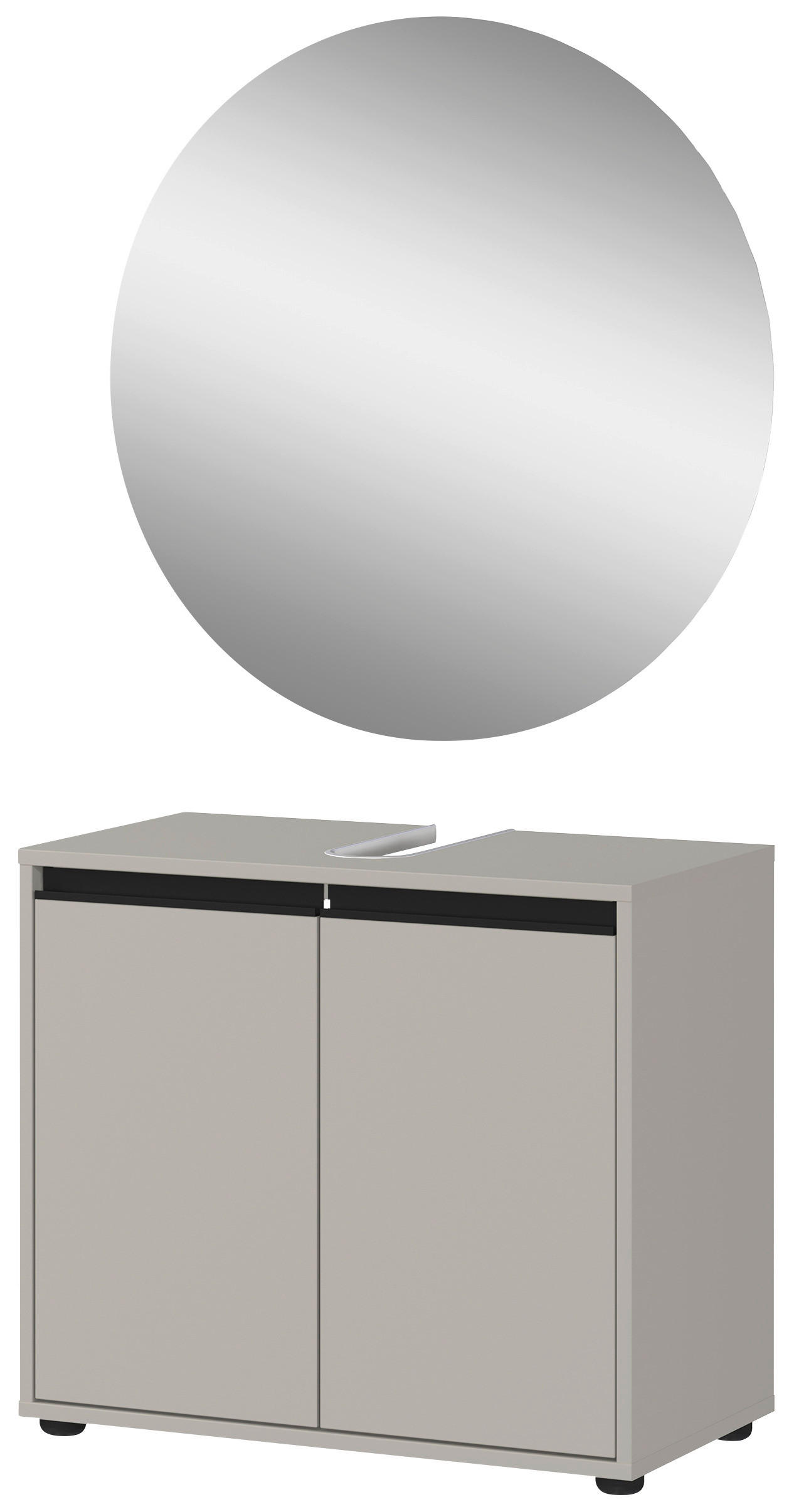 Badezimmer-Set 9941-186 steingrau B/H/T: ca. 60x200x34 cm 9941-186 - steingrau (60,00/200,00/34,00cm) - Germania