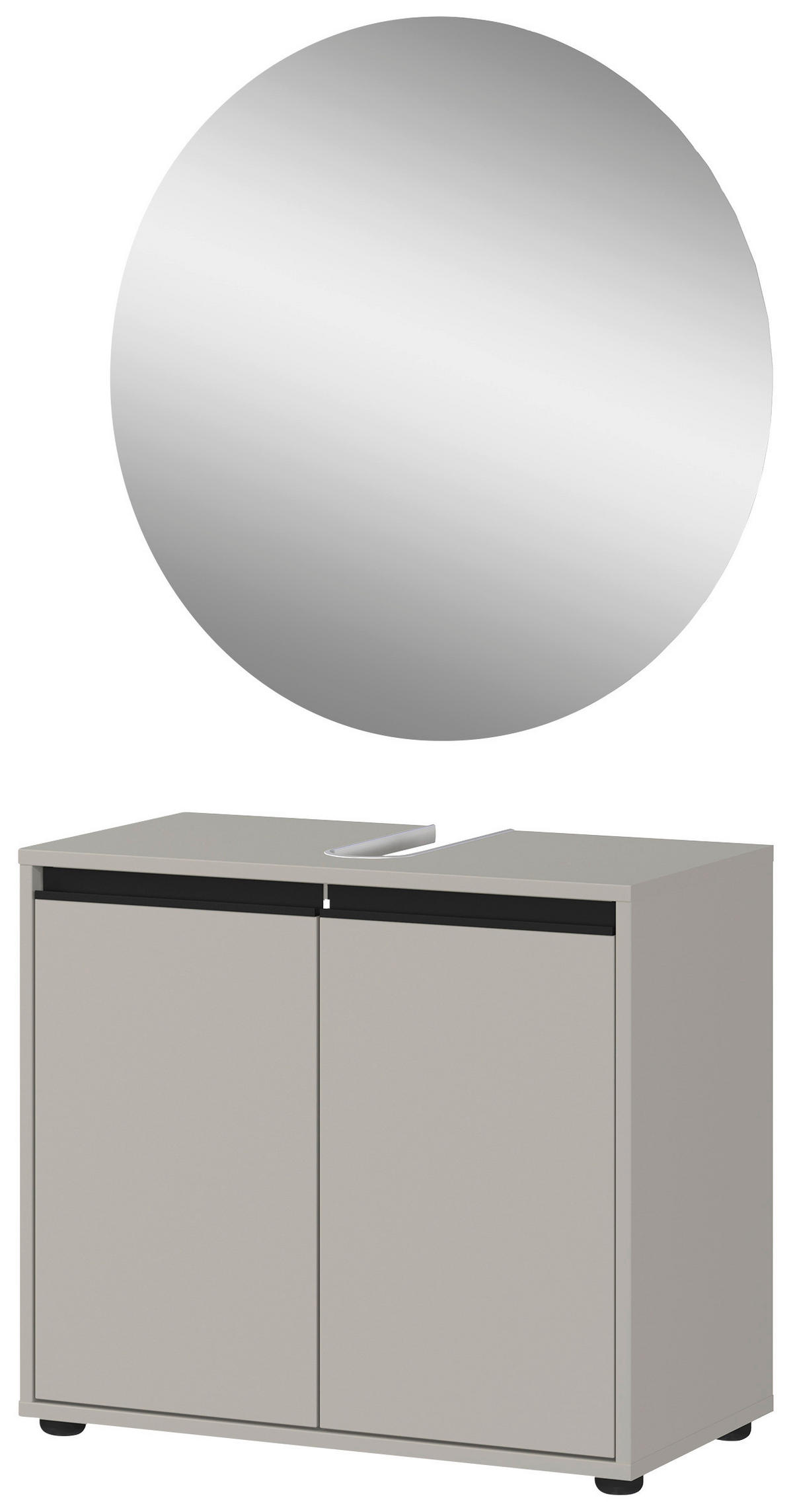 Badezimmer-Set 9941-186 steingrau B/H/T: ca. 60x200x34 cm 9941-186 - steingrau (60,00/200,00/34,00cm) - Germania