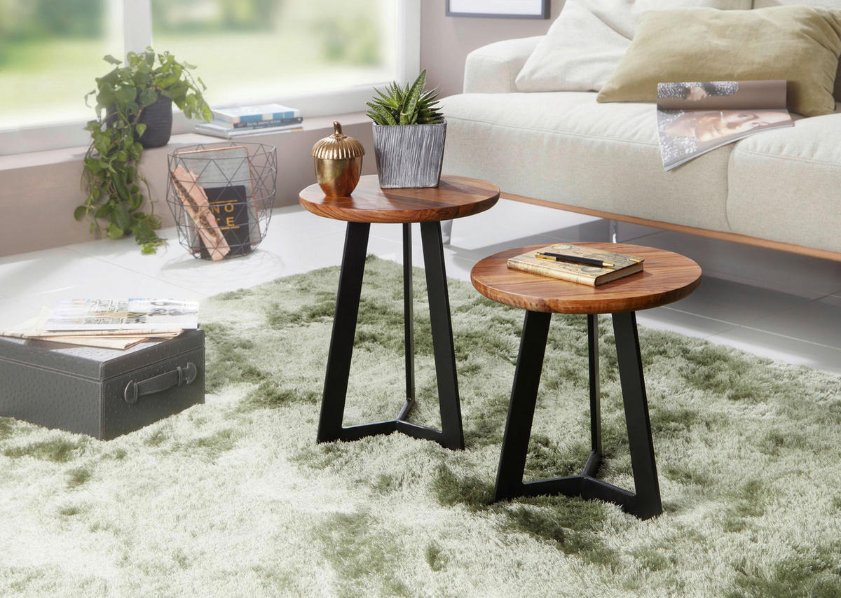 Beistelltisch rosenholz Nachbildung Holz B/H/T: ca. 35x37x35 cm Beistelltisch - rosenholz (35,00/37,00/35,00cm) - Wohnling