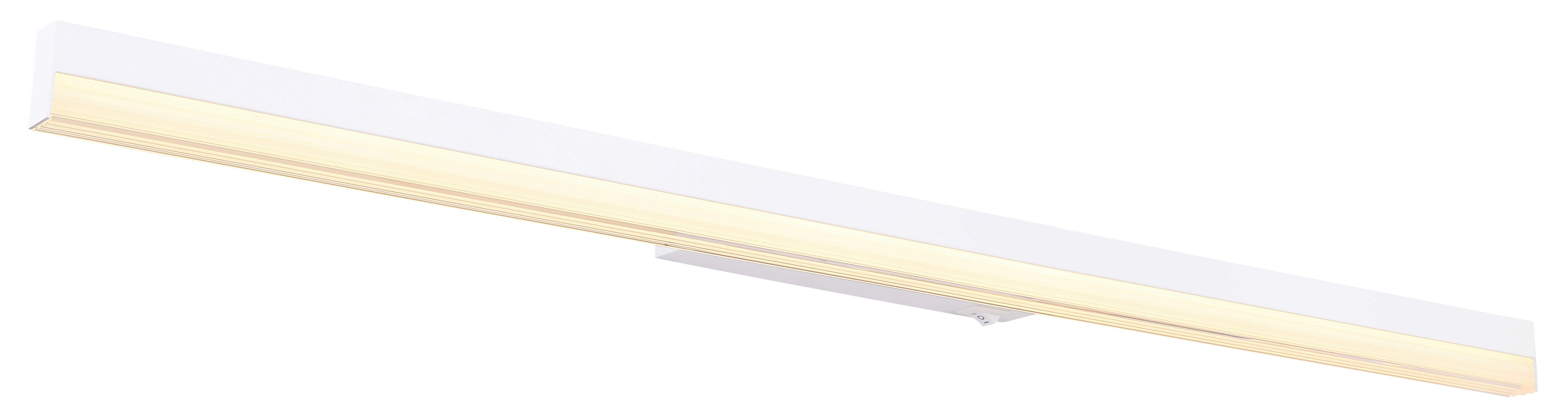 GLOBO LED-Wandleuchte weiß Opal Acryl Metall B/H: ca. 80x4 cm SALLO - weiß/Opal (80,00/4,00cm) - GLOBO