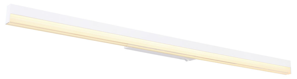 GLOBO LED-Wandleuchte weiß Opal Acryl Metall B/H: ca. 80x4 cm SALLO - weiß/Opal (80,00/4,00cm) - GLOBO