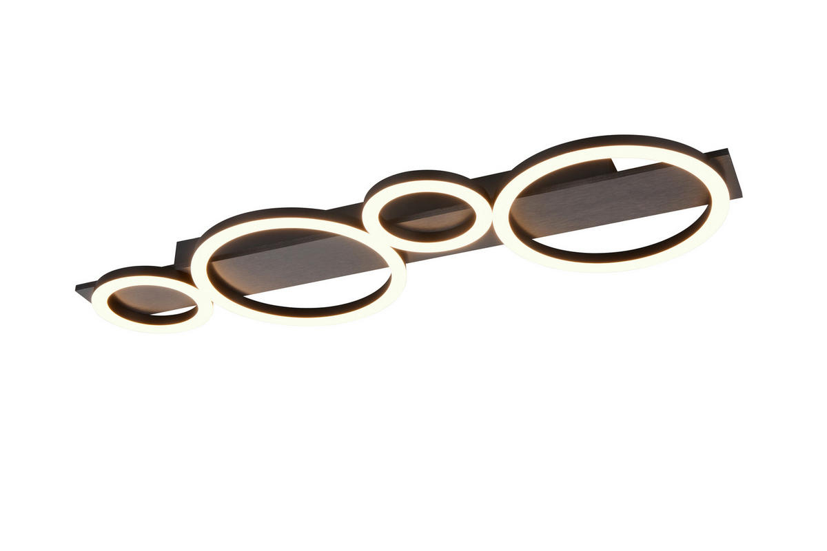 Reality LED Deckenleuchte LUMOS Alu Metall B/H/T: ca. 72x5,8x23 cm 1 Brennstellen Lumos - Alu (72,00/5,80/23,00cm) - Reality