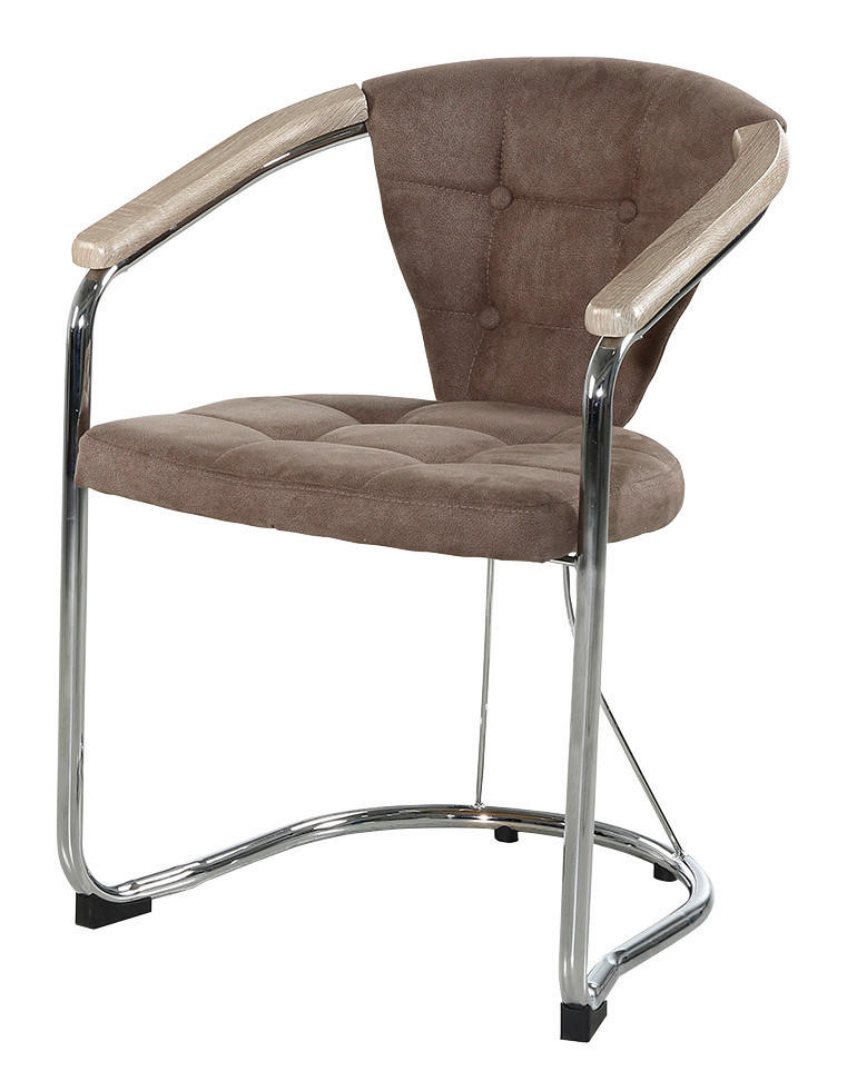 Armlehnstuhl  braun Vintage B/H/T: ca. 60x80x62 cm Meghan_Armlehnstuhl - braun/Eiche (60,00/80,00/62,00cm)