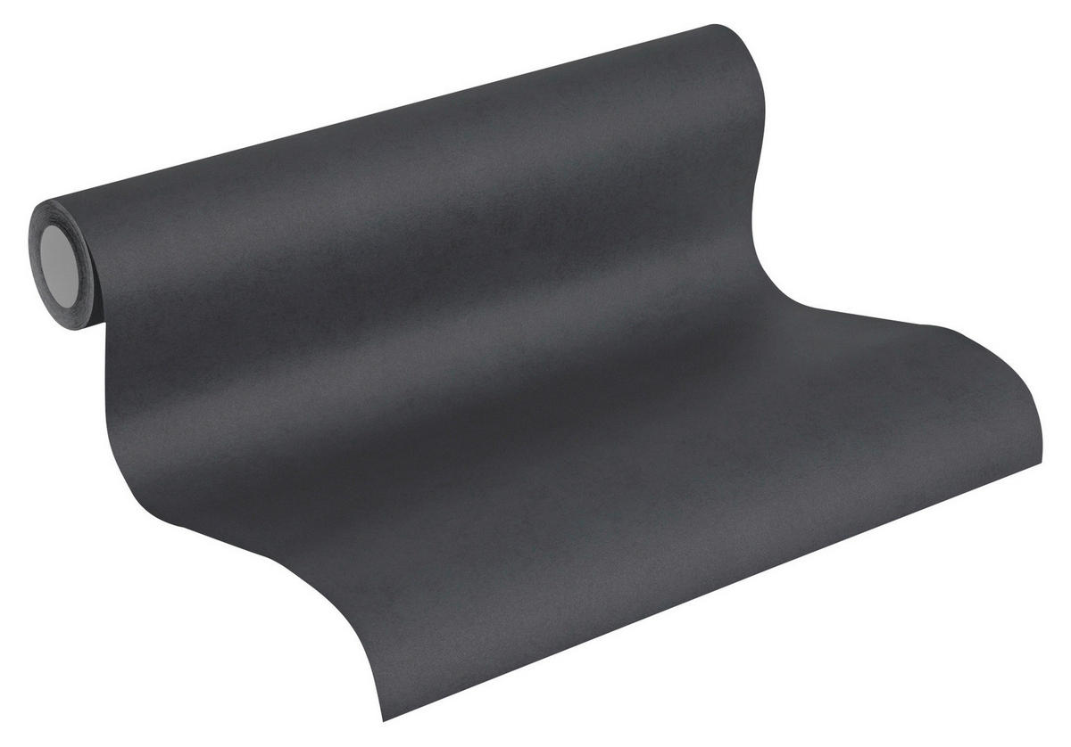 A.S.Creation Vliestapete Neue Bude 2.0 Edition 2 Uni schwarz B/L: ca. 53x1005 cm Neue Bude 2.0 Edition 2 - schwarz (53,00/1005,00cm) - A.S.Creation