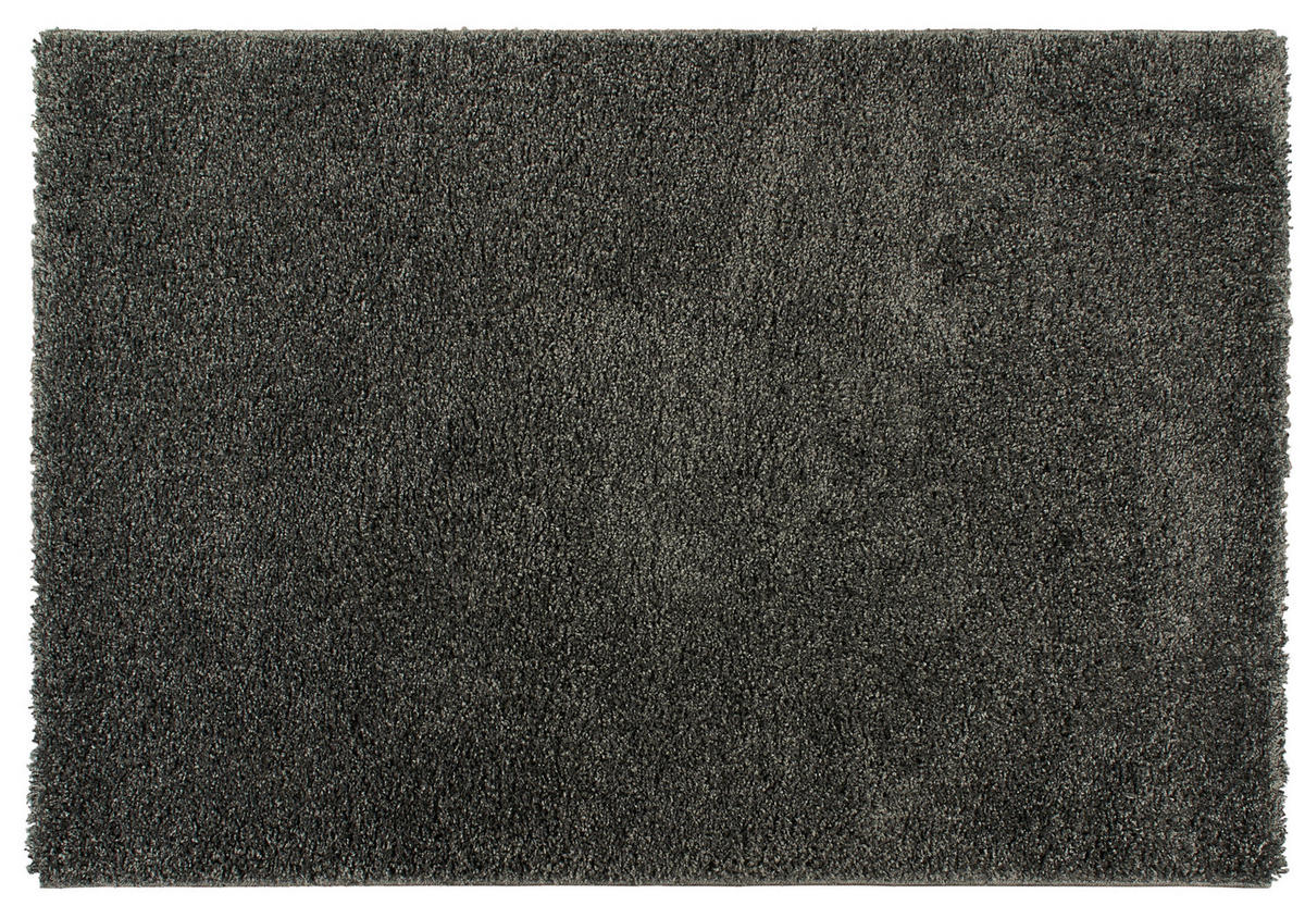 Hochflorteppich Smile anthrazit B/L: ca. 80x150 cm Smile - anthrazit (80,00/150,00cm)