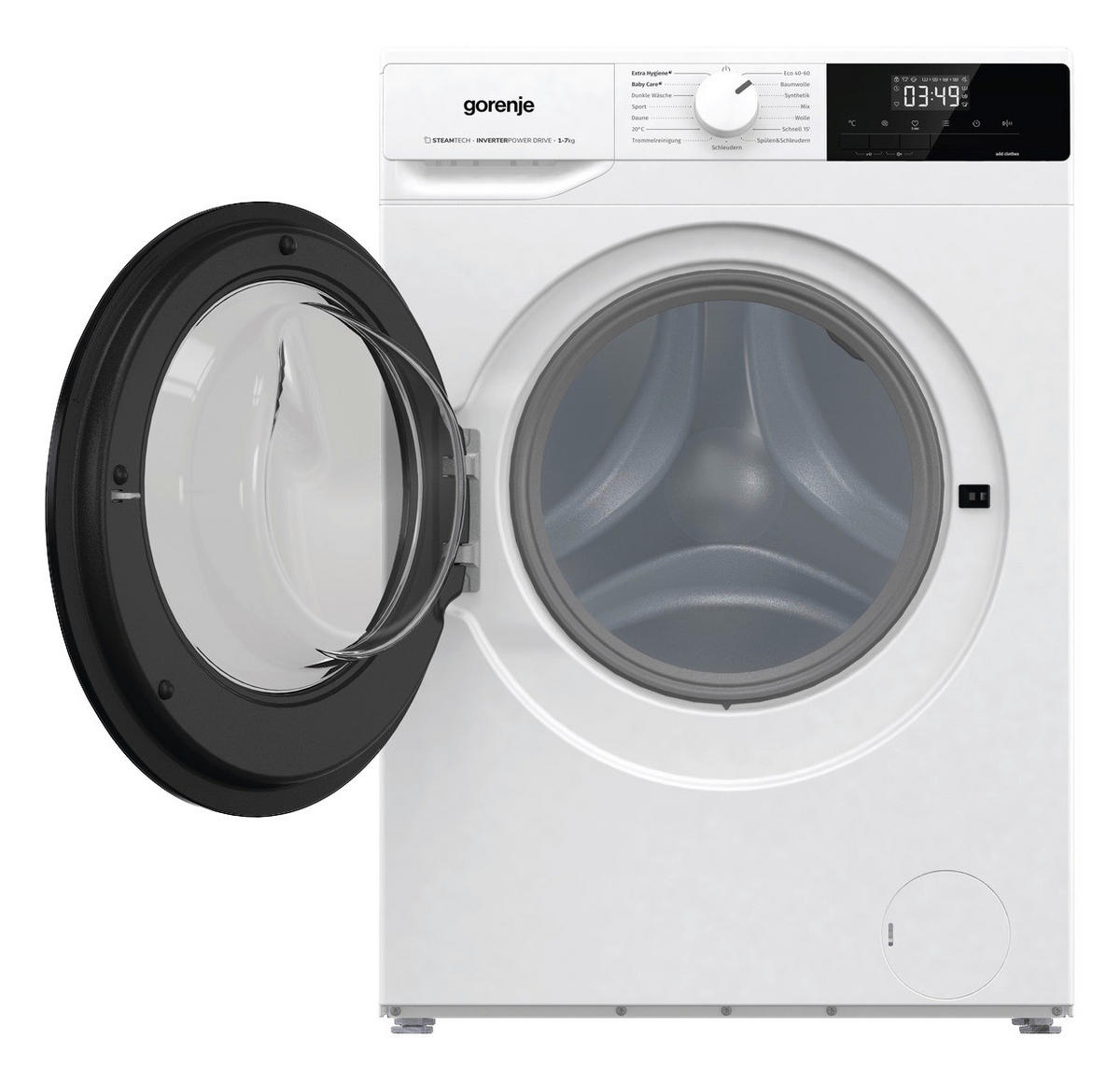 Gorenje Waschmaschine W1NHEI74SAPS/DE weiß B/H/T: ca. 60x85x47 cm ca. 7 kg Waschmaschine W1NHEI74SAPS/DE - weiß (60,00/85,00/47,00cm) - Gorenje