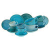 CreaTable Kaffeetassenset Nature Collection AQUA blau Steinzeug 16 tlg. Nature Collection AQUA - blau - CreaTable