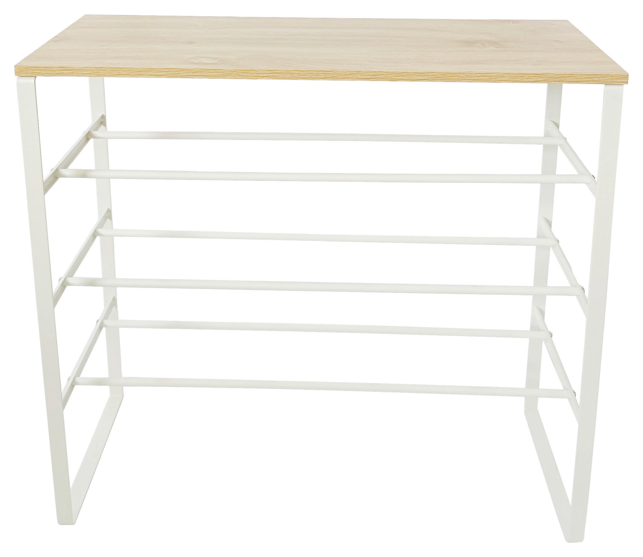 Schuhregal Sandra B/H/T: ca. 66x61x25 cm Sandra - weiß (66,00/61,00/25,00cm)