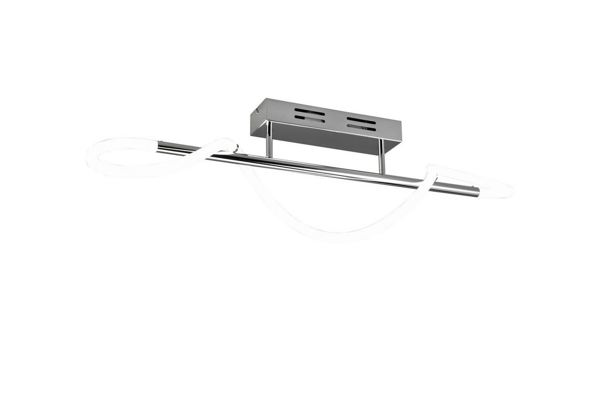 Reality LED-Deckenleuchte R62361106 Argos weiß Chrom Acryl Metall B/H/T: ca. 105x30x34 cm 1 Brennstellen Argos - weiß/Chrom (105,00/30,00/34,00cm) - Reality