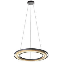 GLOBO LED-Pendelleuchte RILAS 32375608X schwarz MDF Metall H/D: ca. 100x56 cm 1.0 Brennstellen RILAS - schwarz (56,00/100,00cm) - GLOBO