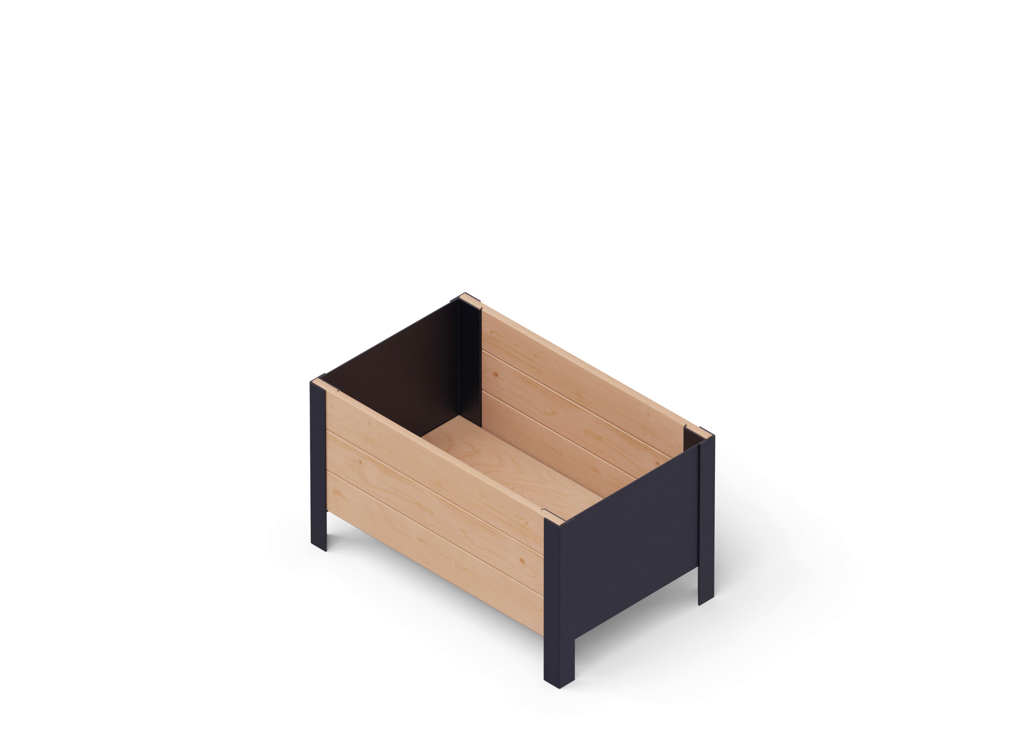 UPYARD Hochbeet MODERN braun Holz B/H/L: ca. 36x32x58 cm MODERN - braun (58,00/36,00/32,00cm) - UPYARD