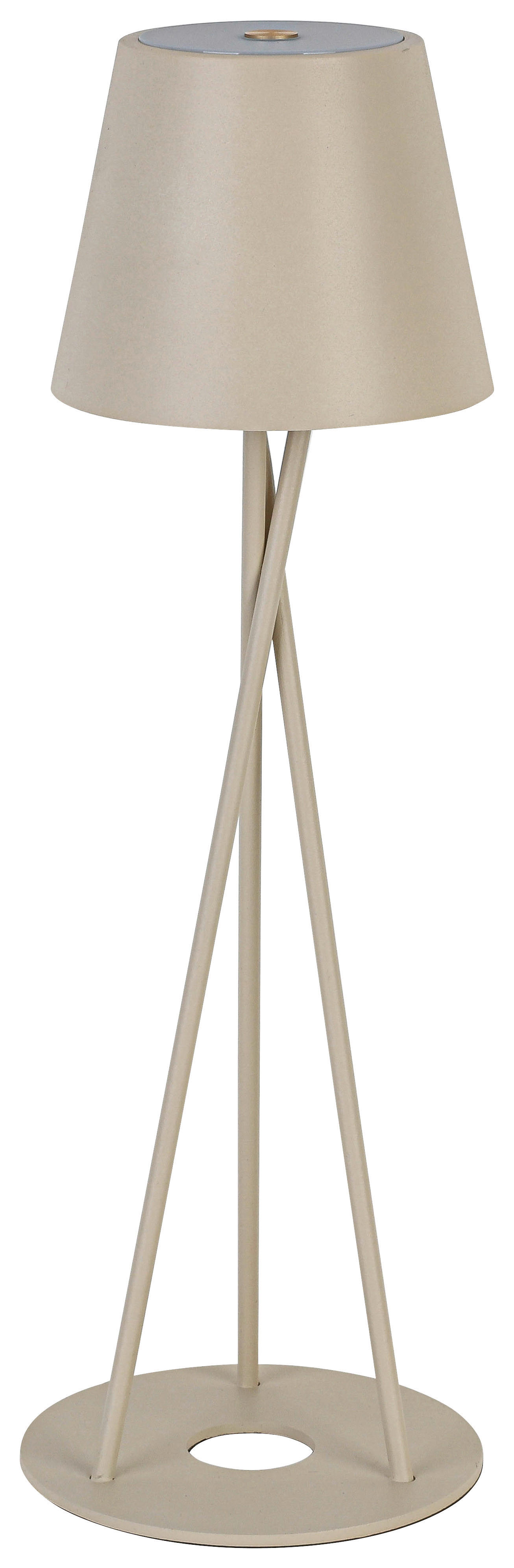 Tischleuchte sand H/D: ca. 36x11 cm Akku-Tischleuchte_Malmö sand - sand (11,00/36,00cm) - Nolo Lighting