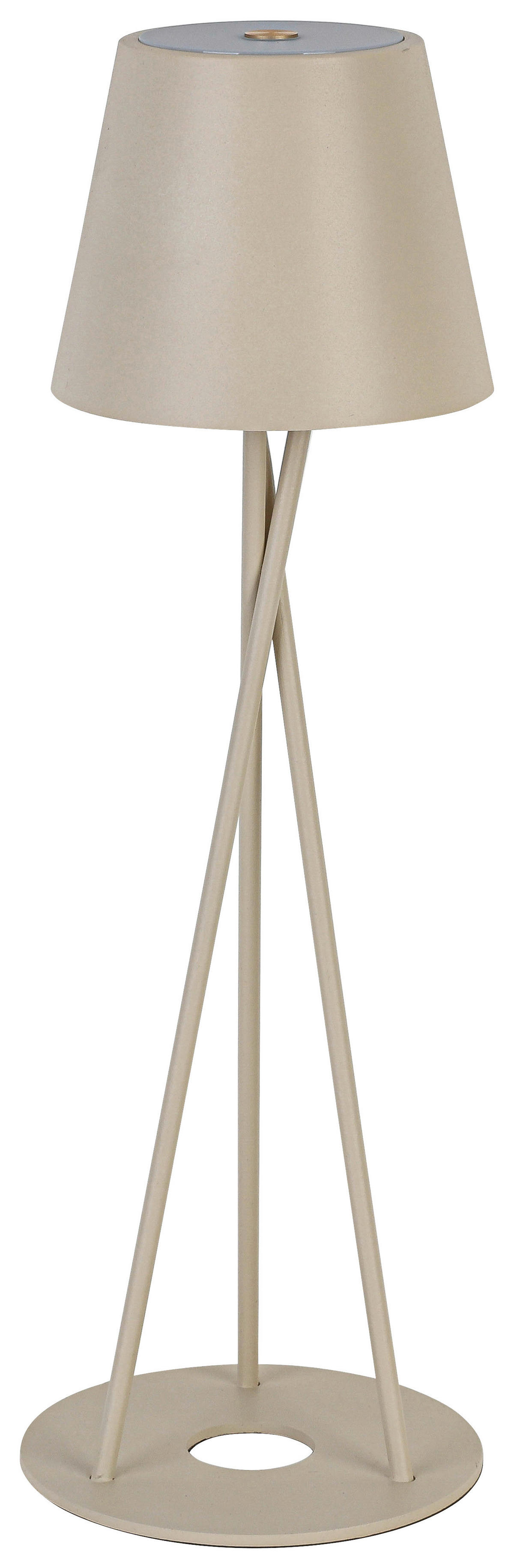 Tischleuchte sand H/D: ca. 36x11 cm Akku-Tischleuchte_Malmö sand - sand (11,00/36,00cm) - Nolo Lighting
