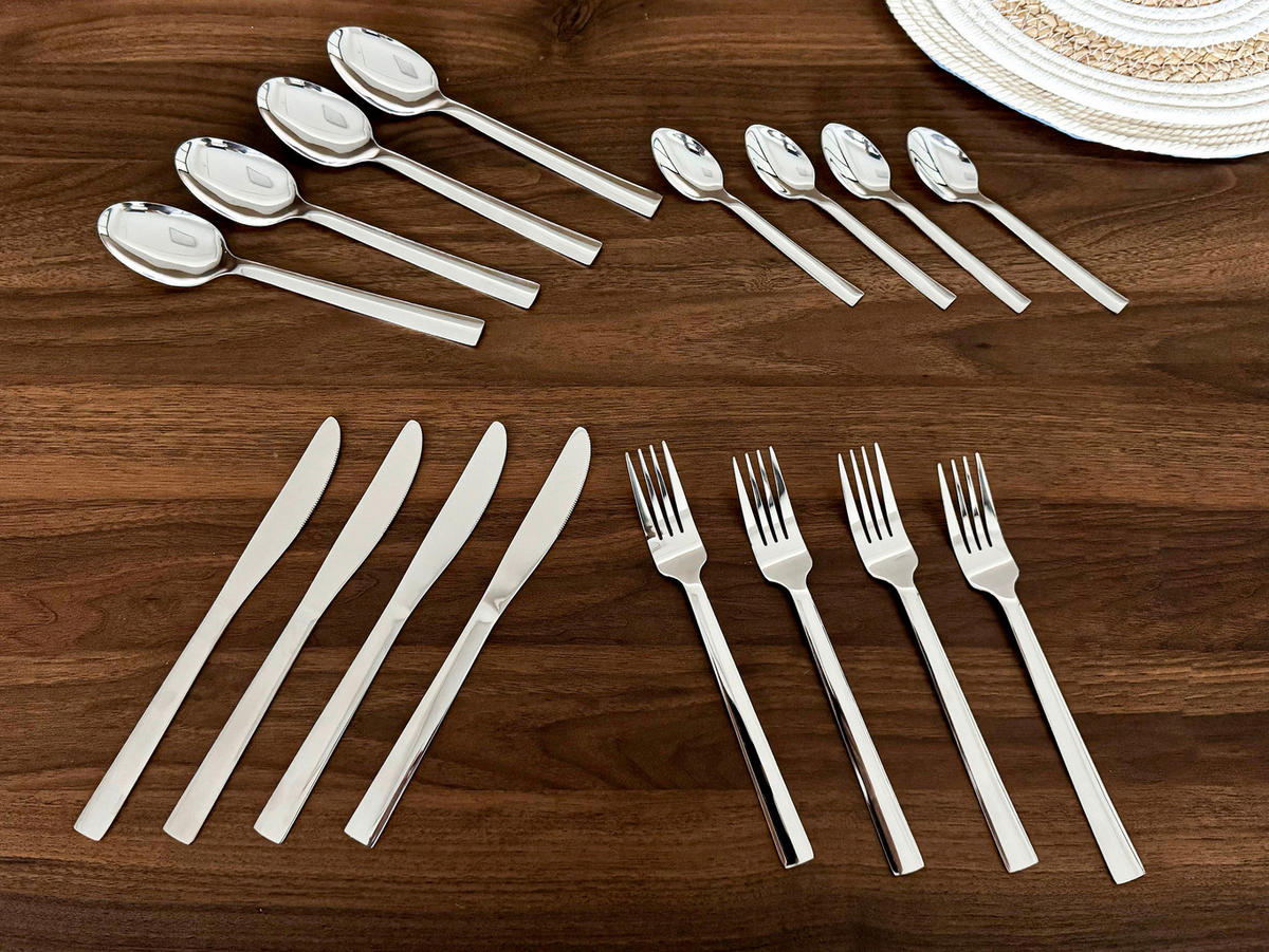 Sensation Besteck silber Edelstahl 16 tlg. Besteckset_Sven_16tlg. - silber - Sensation