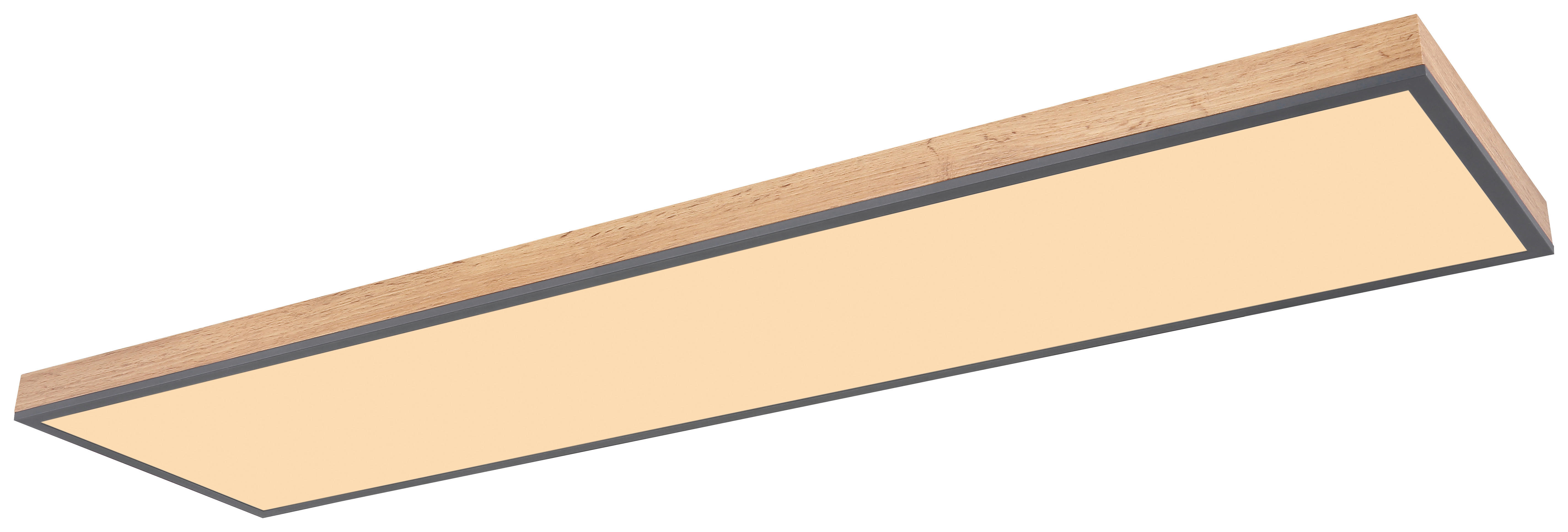 GLOBO Deckenleuchte 416080WD5 Graphit Aluminium Acryl MDF B/H/T: ca. 30x6,5x120 cm 1 Brennstellen LED-Deckenleuchte_Doro - Graphit (30,00/6,50/120,00cm) - GLOBO