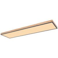 GLOBO Deckenleuchte 416080WD5 Graphit Aluminium Acryl MDF B/H/T: ca. 30x6,5x120 cm 1 Brennstellen LED-Deckenleuchte_Doro - Graphit (30,00/6,50/120,00cm) - GLOBO