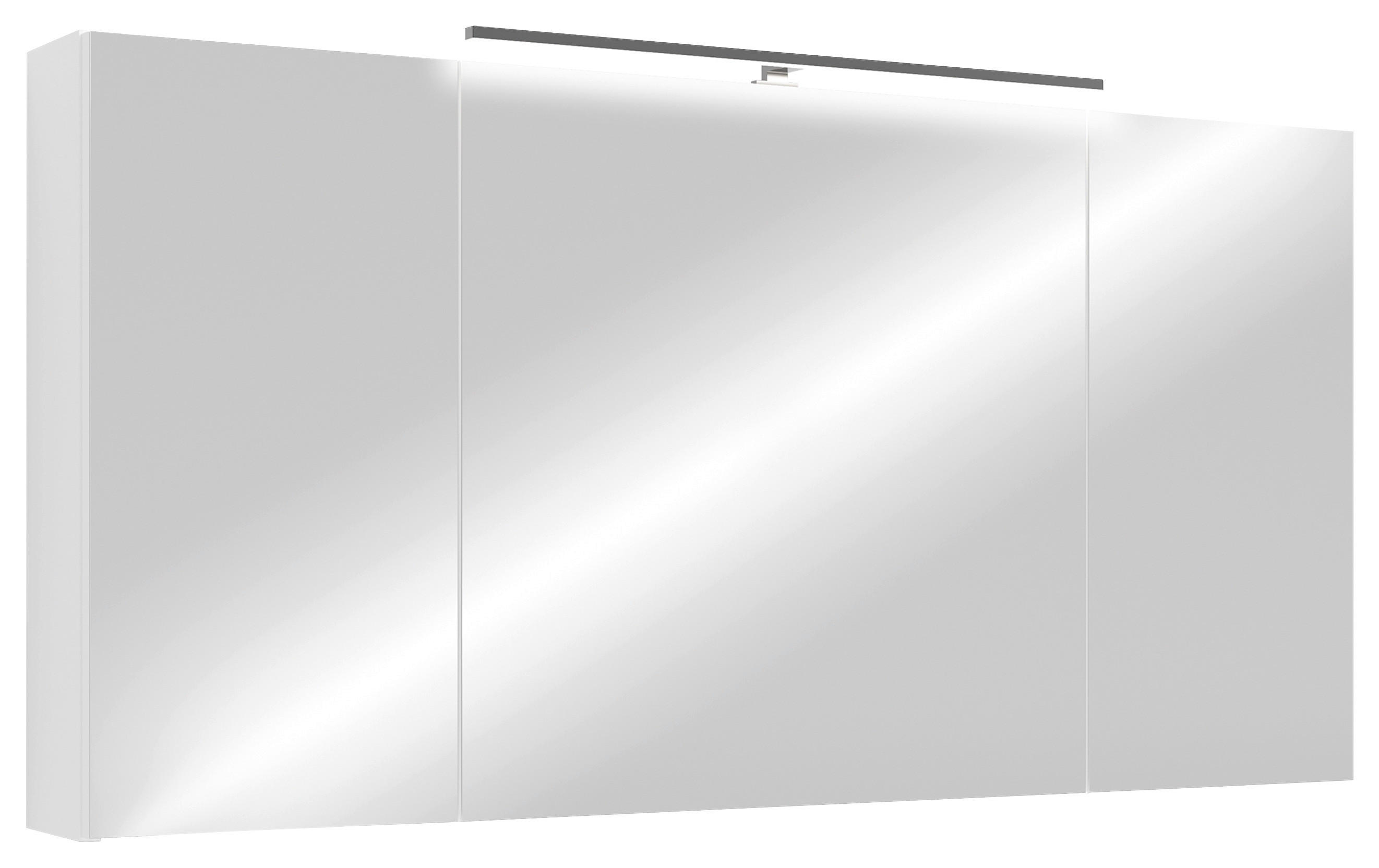 Spiegelschrank SPREE weiß B/H/T: ca. 120x60x20 cm SPREE - weiß (120,00/60,00/20,00cm) - byLIVING