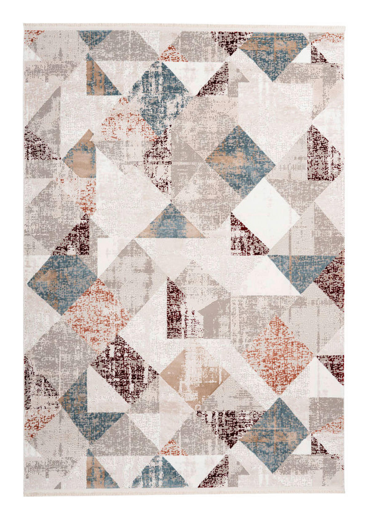 360Living Teppich Akropolis grau B/L: ca. 120x180 cm Akropolis - rosa/grau (120,00/180,00cm) - 360Living