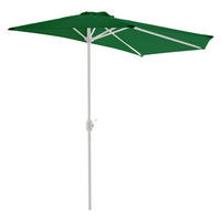 VCM Balkon-Sonnenschirm grün Polyester-Mischgewebe B/H/T: ca. 270x235x140 cm Balkon-Sonnenschirm - grün (270,00/235,00/140,00cm) - VCM
