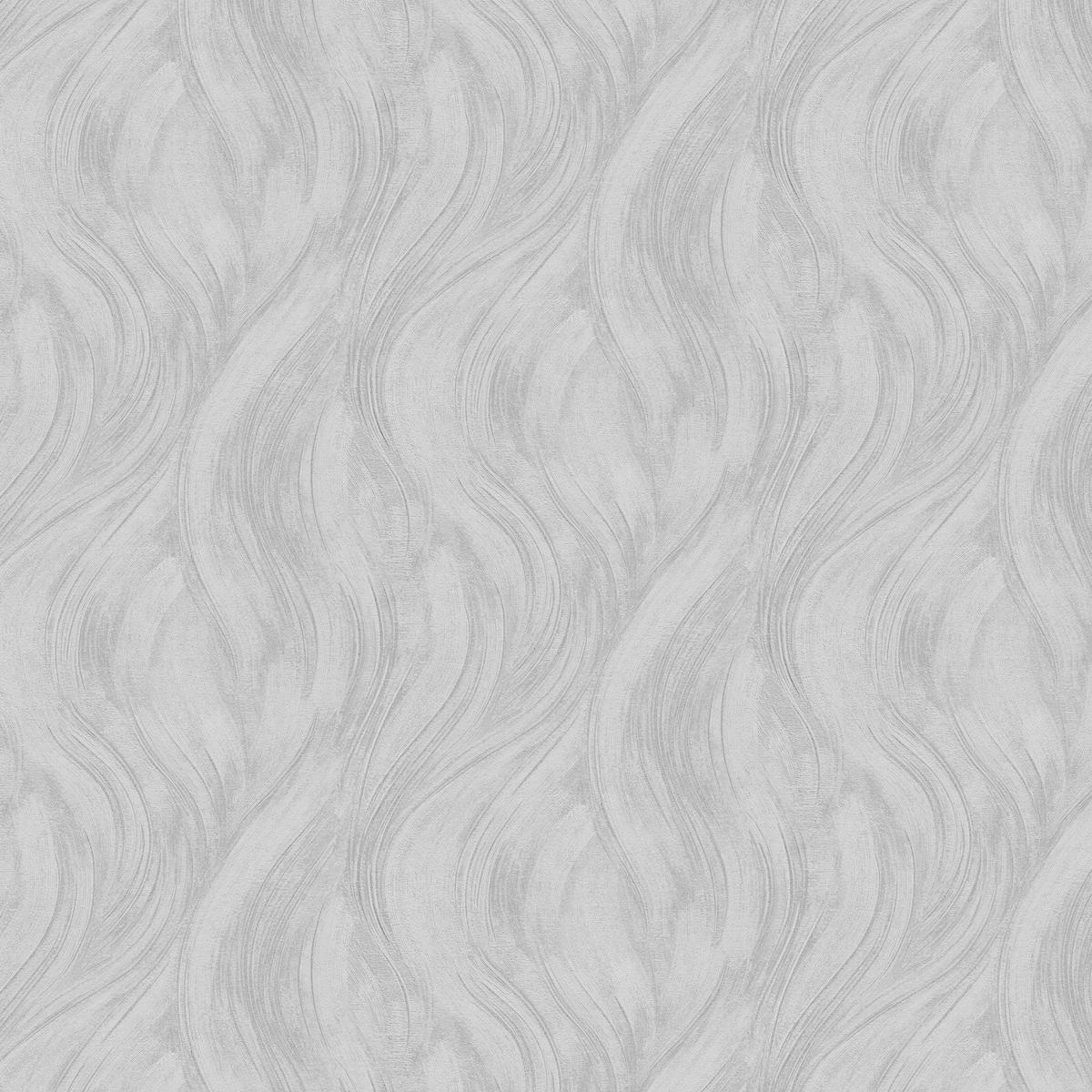 Erismann Vliestapete Wellen grau silber B/L: ca. 53x1005 cm Vliestapete_10456-31 VW7 unten - silber/grau (53,00/1005,00cm) - Erismann