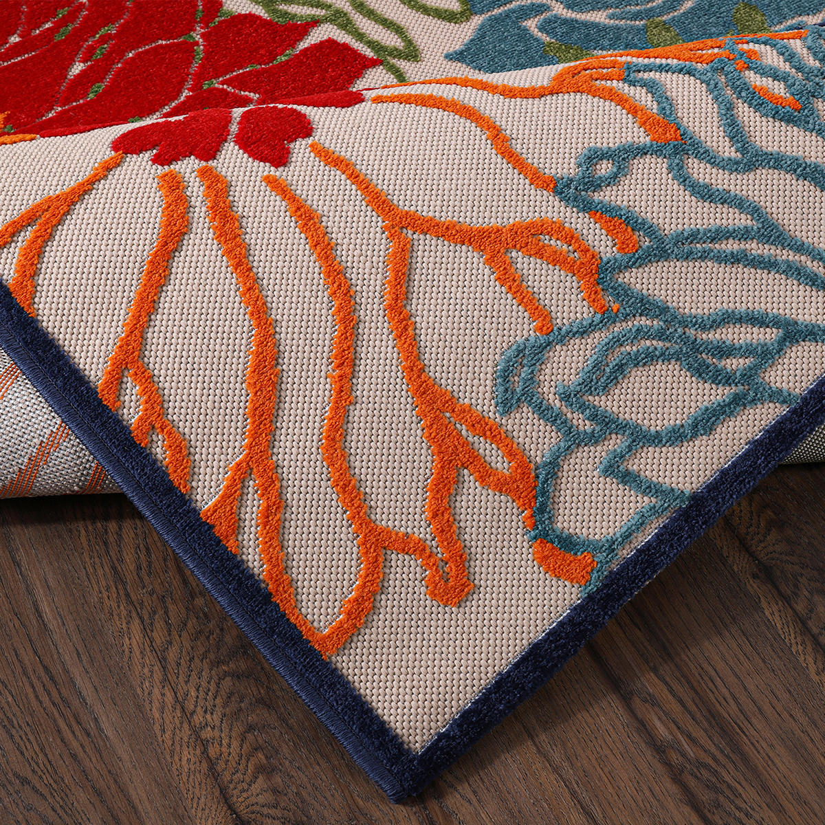 Sanat Outdoorteppich FLORAL bunt B/L: ca. 80x200 cm FLORAL - bunt (80,00/200,00cm) - Sanat