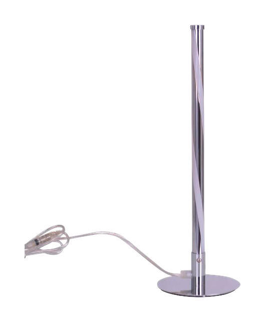 Näve Leuchten LED Tischleuchte NV3152442 Chrom Aluminium H/D: ca. 40x14 cm null 1 Brennstellen Twist - Chrom (14,00/40,00cm) - Näve Leuchten