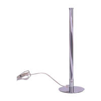 Näve Leuchten LED Tischleuchte NV3152442 Chrom Aluminium H/D: ca. 40x14 cm null 1 Brennstellen Twist - Chrom (14,00/40,00cm) - Näve Leuchten