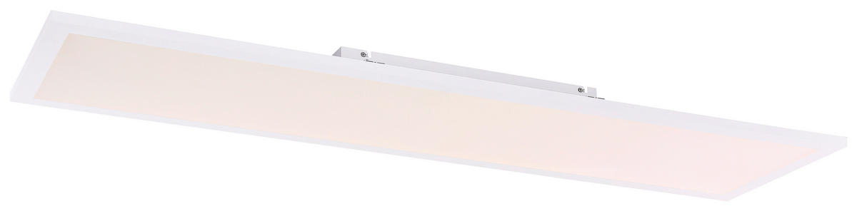 GLOBO LED-Deckenleuchte ROSI 41604D5 Opal weiß Acryl Aluminium B/H/L: ca. 30x5,5x120 cm 1 Brennstellen ROSI - weiß/Opal (120,00/30,00/5,50cm) - GLOBO