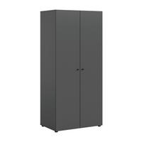 Kleiderschrank DARWIN anthrazit B/H/T: ca. 80x176x51 cm DARWIN - anthrazit (80,00/176,00/51,00cm) - xonox.home