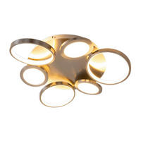 Näve Leuchten LED Deckenleuchte NV1363650 stahlfarbig Aluminium H/D: ca. 10x56 cm null 3 Brennstellen Stelari - stahlfarbig (56,00/10,00cm) - Näve Leuchten