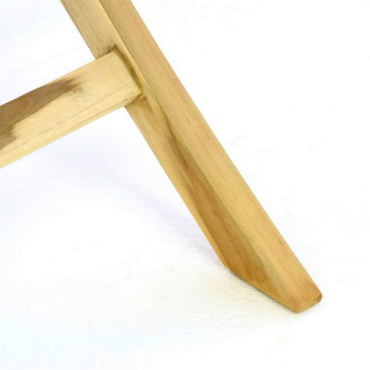 VCM Balkontisch braun Teakholz B/H/T: ca. 80x75x80 cm Balkontisch - braun (80,00/75,00/80,00cm) - VCM
