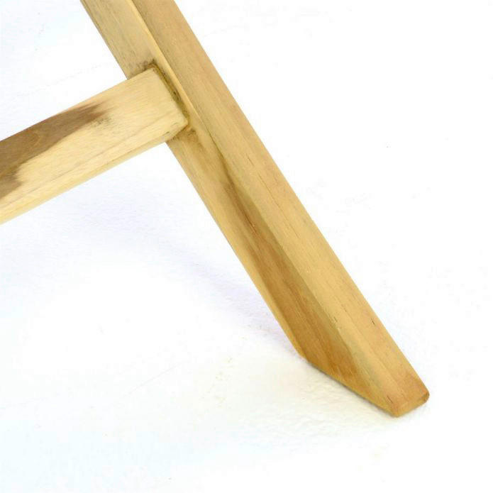 Thumbnail - VCM Balkontisch braun Teakholz B/H/T: ca. 80x75x80 cm