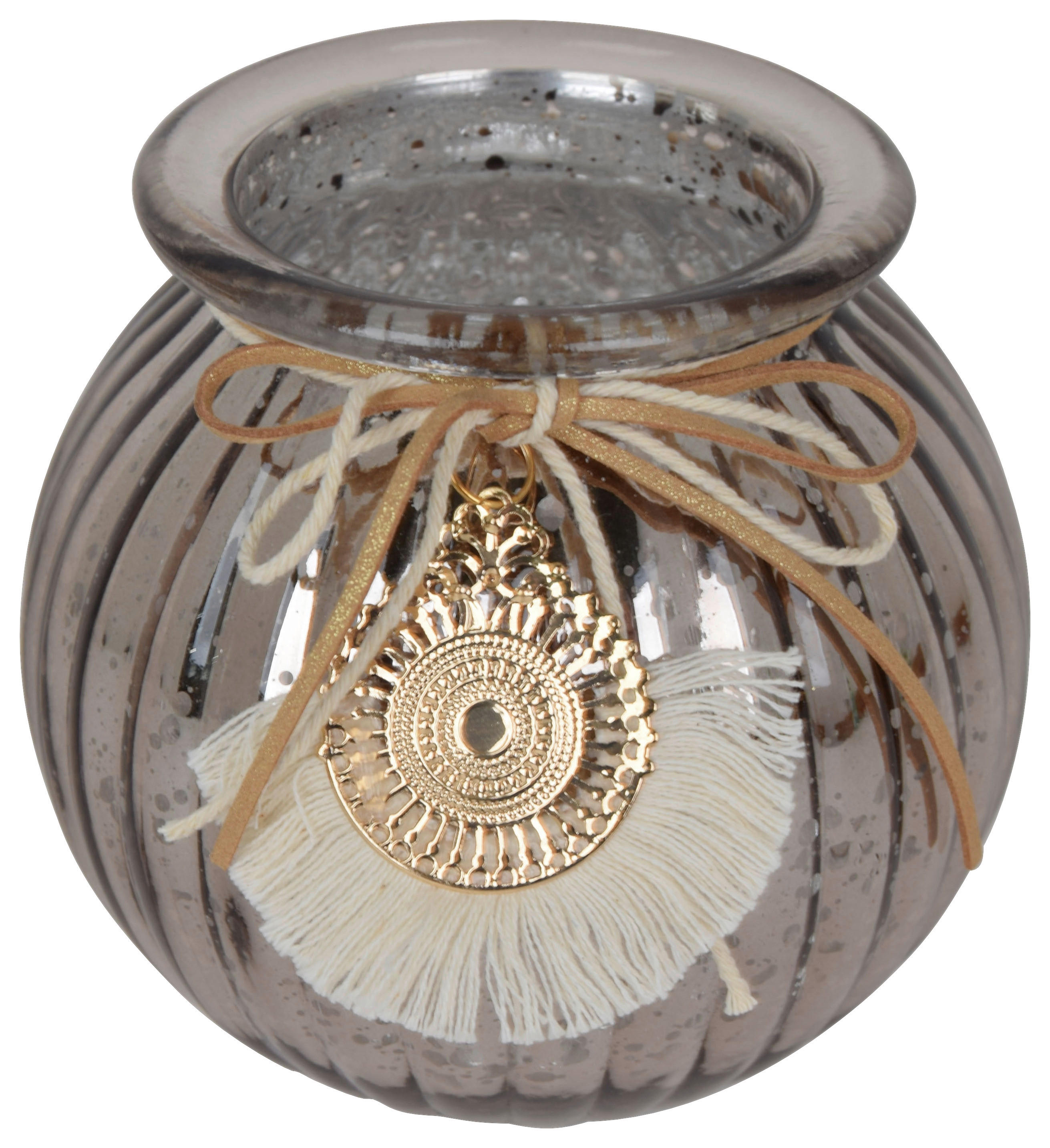 Windlicht champagner Glas Windlicht - champagner